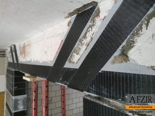 Shear and flexural strengthening of beams with FRP