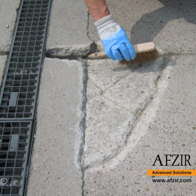 repair procedure with epoxy mortar 3 - Afzir Retrofitting Co.