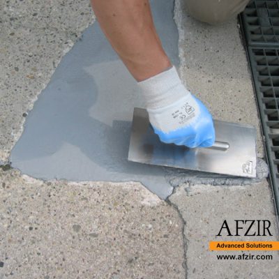 repair procedure with epoxy mortar 7 - Afzir Retrofitting Co.