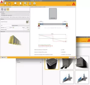نرم افزار  Sika CarboDur-نرم افزار طراحی FRP-مقاوم سازی در برابر انفجار و برش و خمش تیر و ستون و دال های بتنی