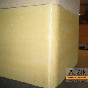 Aramid wrap used for confinement strengthening AFZIR
