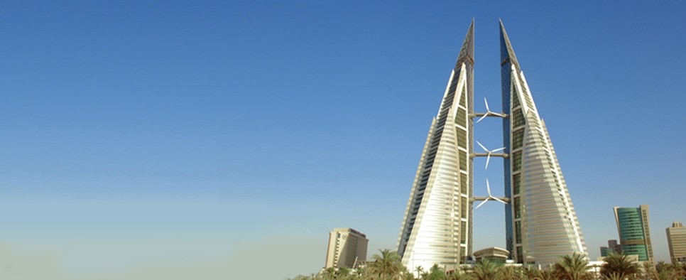 نصب سه توربین در برج های مرکز تجارت جهانی در بحرین