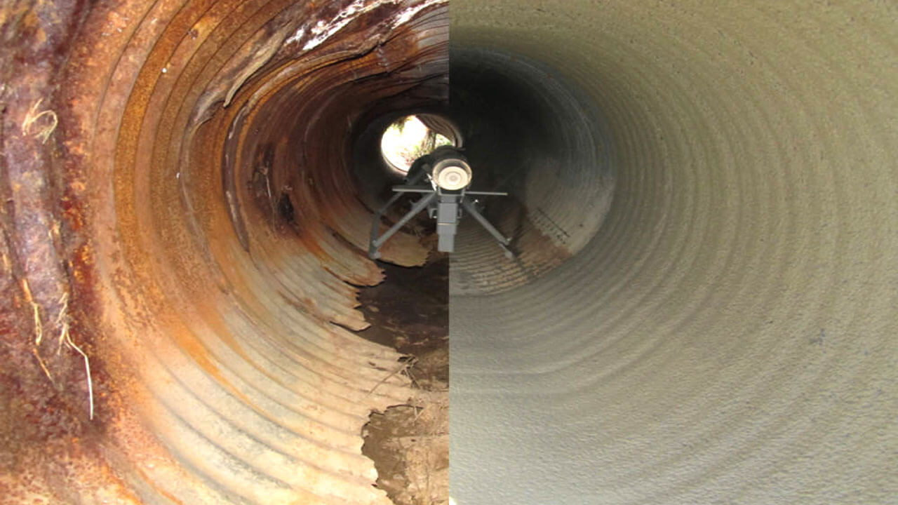 مقاوم سازی تونل دسترسی (Utility Tunnel) با FRP