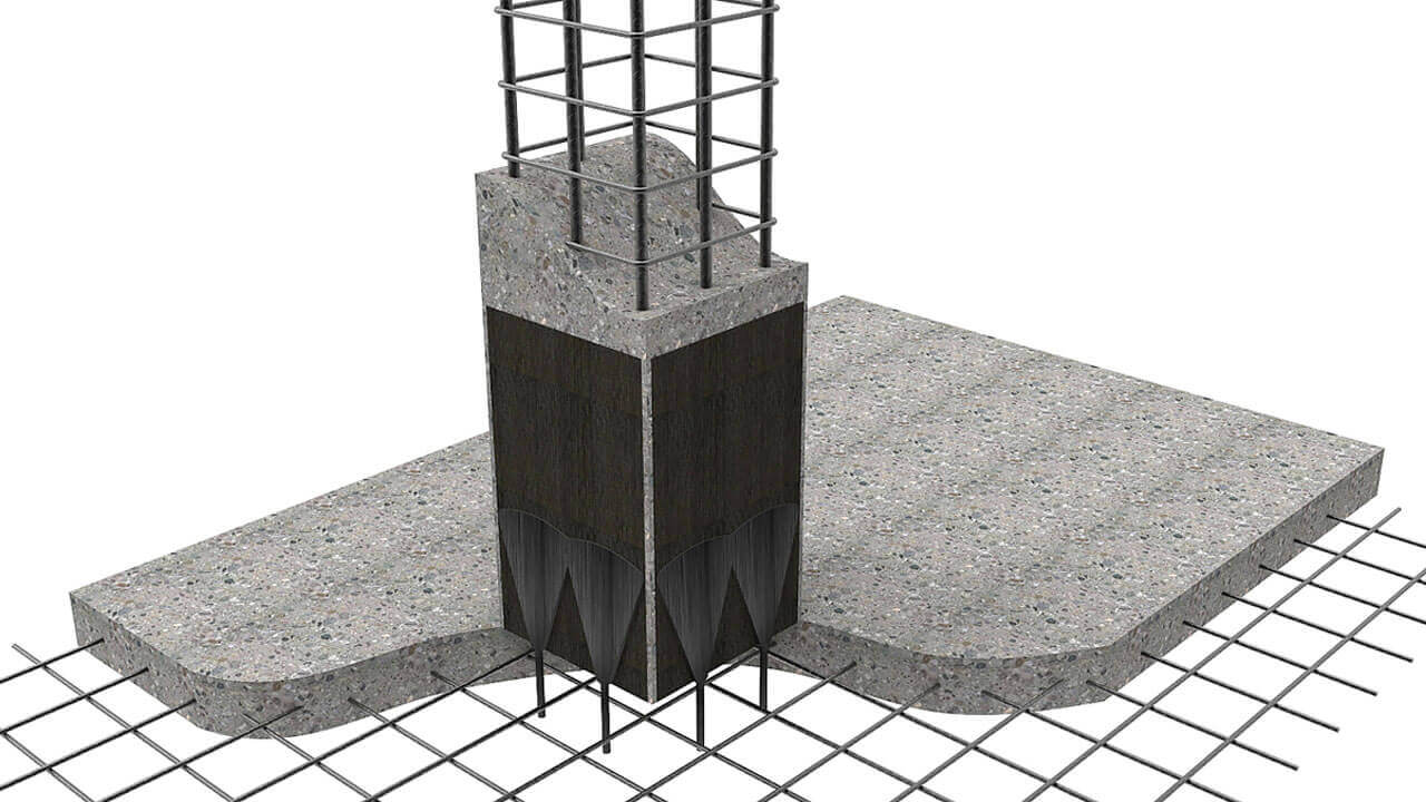 مقاوم سازی ستون بتنی